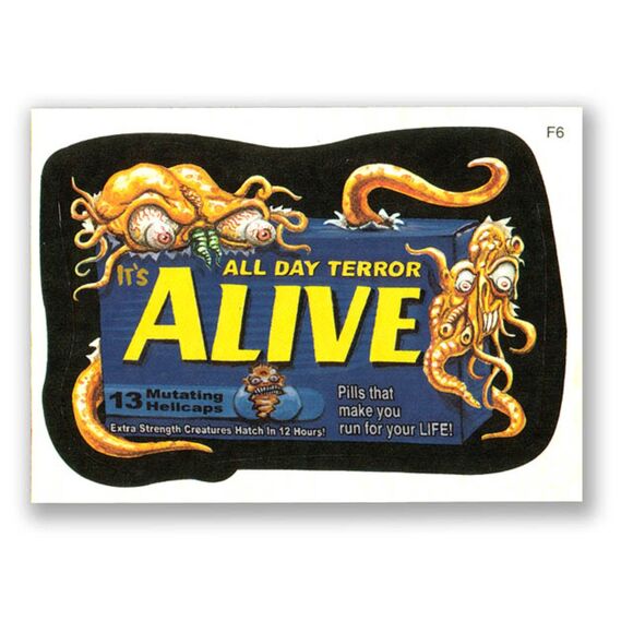 2005 Topps Wacky Packages Card - Series 3 - Foil #6 Alive - Picture 1 of 2